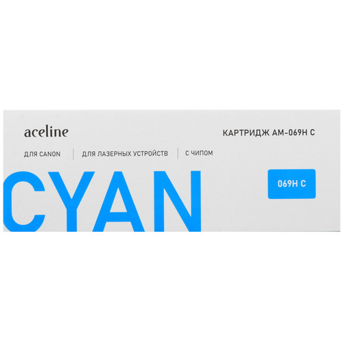 Купить Картридж лазерный Aceline AM-069H C (Canon 069H C) голубой, с чипом в интернет-магазине DNS. Характеристики, цена Aceline AM-069H C (Canon 069H C) | 9327331.