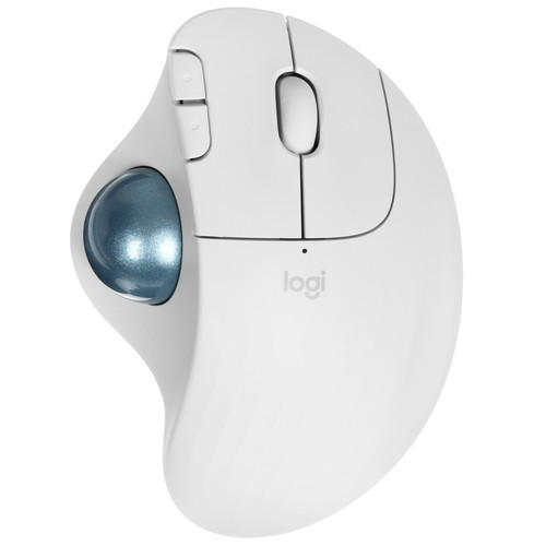 Купить Трекбол беспроводная Logitech ERGO M575S [910-007036] белый в интернет-магазине DNS. Характеристики, цена Logitech ERGO M575S | 9310613.