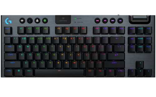 Купить Клавиатура  проводная + беспроводная Logitech G915 X LIGHTSPEED TKL в интернет-магазине DNS. Характеристики, цена Logitech G915 X LIGHTSPEED TKL | 5637157.