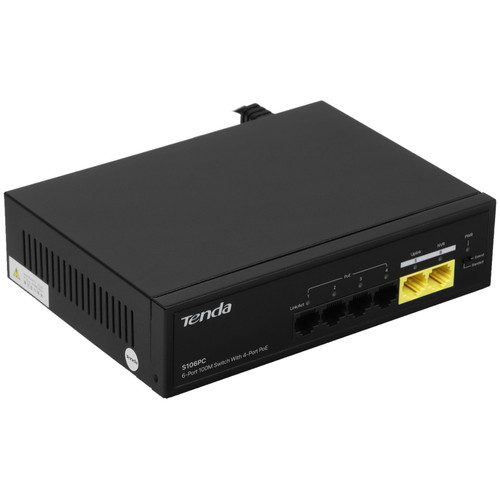 Купить Коммутатор Tenda S106PC в интернет-магазине DNS. Характеристики, цена Tenda S106PC | 9114619.