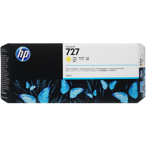 Купить Картридж HP 727 (F9J78A) желтый в интернет-магазине DNS. Характеристики, цена HP 727 (F9J78A) | 7981666.