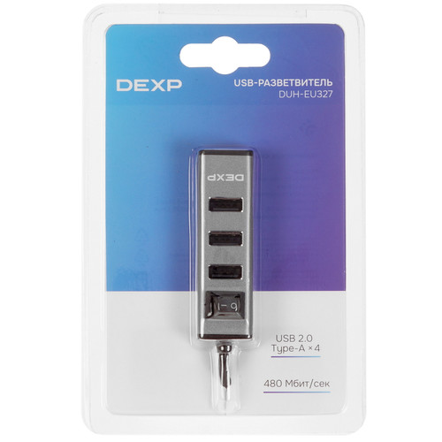 Купить USB-разветвитель DEXP DUH-EU327 в интернет-магазине DNS. Характеристики, цена DEXP DUH-EU327 | 9316260.
