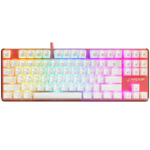 Купить Клавиатура проводная ARDOR GAMING Blade PRO [AG-FL-B87Red-Pink ...