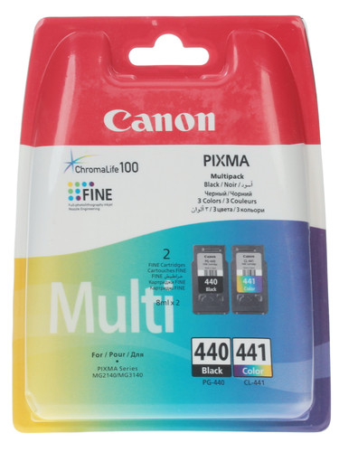 Купить Набор картриджей Canon PG-440/CL-441 многоцветный, черный в интернет-магазине DNS. Характеристики, цена Canon PG-440/CL-441 | 1040619.