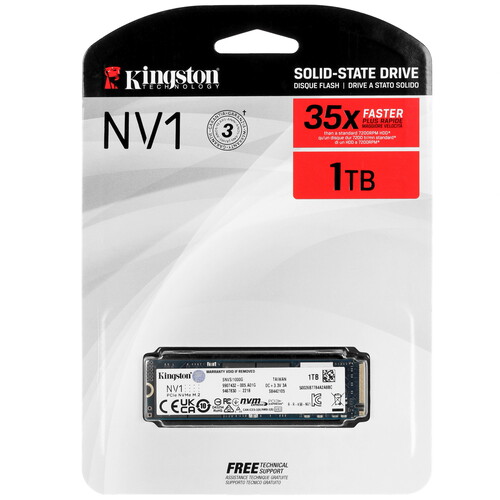 Купить 1000 ГБ SSD M.2 накопитель Kingston NV1 [SNVS/1000G] в интернет ...