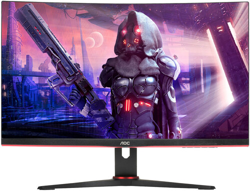 Купить Монитор AOC 27" C27G2AE/BK [Curved 1500R, 165Hz, 1920x1080, VA, 4 ms GtG, 1 MPRT, 250 cd/m², 178/178, FreeSync Premium, Tilt, Swivel, D-Sub, HDMI 2 в интернет-магазине DNS. Характеристики, цена  | 1689170.