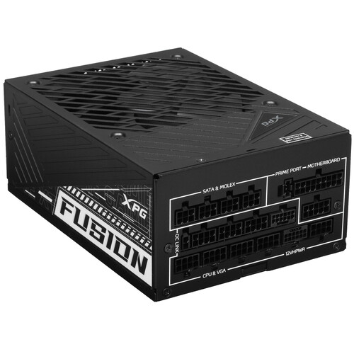 Купить Блок питания ADATA XPG FUSION 1600 TITANIUM [FUSION1600T-BKCEU] черный в интернет-магазине DNS. Характеристики, цена ADATA XPG FUSION 1600 TITANIUM | 5416285.