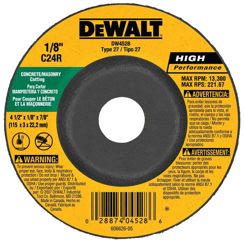 Купить Диск обдирочный DeWalt DW4528 в интернет-магазине DNS. Характеристики, цена DeWalt DW4528 | 5933739.