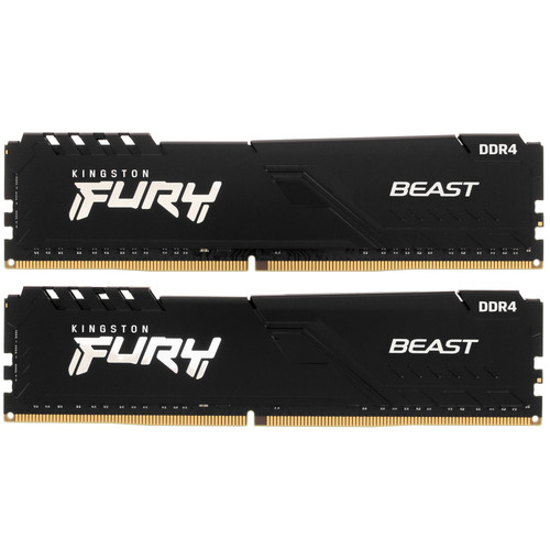 Купить Оперативная память Kingston FURY Beast Black [KF436C17BBK2/16] 16 ГБ в интернет-магазине DNS. Характеристики, цена Kingston FURY Beast Black | 9101392.