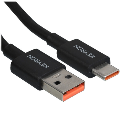 Купить Кабель KEYRON USB Type-C - USB Type-A черный в интернет-магазине DNS. Характеристики, цена KEYRON | 9352433.