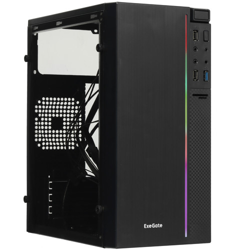 Купить Корпус ExeGate mEVO-9301 [EX283754RUS] черный в интернет-магазине DNS. Характеристики, цена ExeGate mEVO-9301 | 8188151.