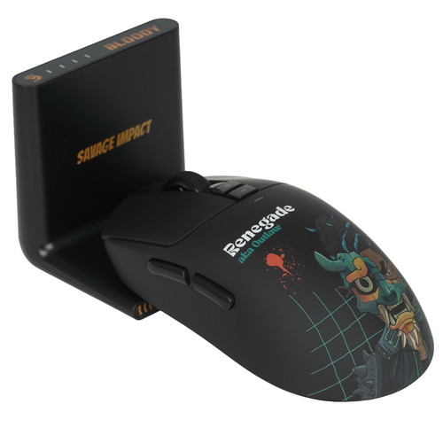 Купить Мышь беспроводная/проводная A4Tech Bloody R72 Ultra Duo [R72ULTRADUORENEGADEMIDNIGHT] черный в интернет-магазине DNS. Характеристики, цена A4Tech Bloody R72 Ultra Duo | 9298699.