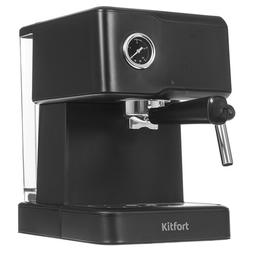 Купить Кофеварка рожковая Kitfort КТ-7124 черный в интернет-магазине DNS. Характеристики, цена Kitfort КТ-7124 | 9005817.