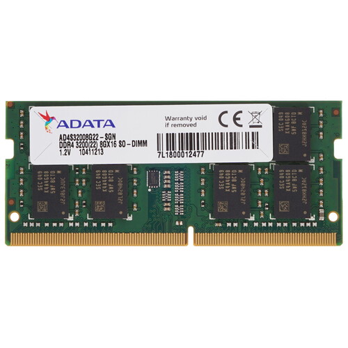 Купить Оперативная память SODIMM ADATA [AD4S32008G22-SGN] 8 ГБ в интернет-магазине DNS. Характеристики, цена ADATA | 4772638.