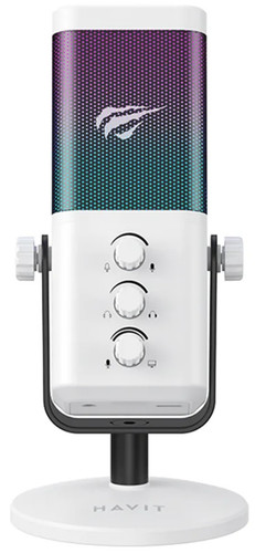 Купить Микрофон HAVIT GK65 белый в интернет-магазине DNS. Характеристики, цена HAVIT GK65 | 9429649.