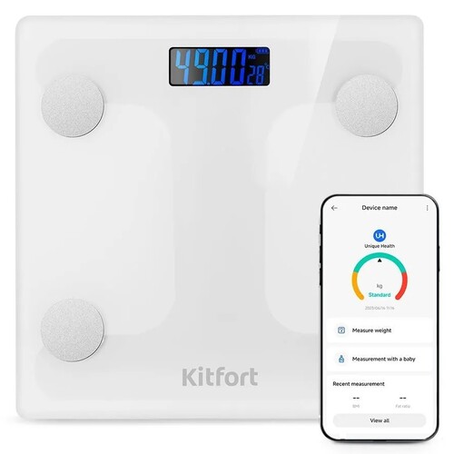 Купить Весы Kitfort КТ-845 белый в интернет-магазине DNS. Характеристики, цена Kitfort КТ-845 | 9148466.
