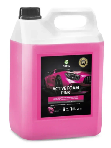 Купить Автошампунь для бесконтактной мойки GRASS Active Foam Pink в интернет-магазине DNS. Характеристики, цена GRASS Active Foam Pink | 1692416.