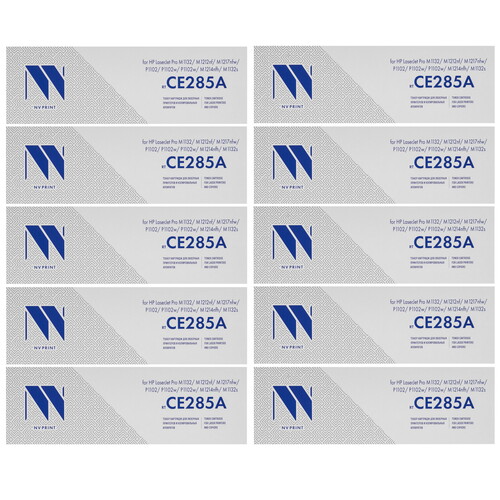 Купить Картридж лазерный NV Print NV-CE285A-SET10 черный в интернет-магазине DNS. Характеристики, цена NV Print NV-CE285A-SET10 | 5644102.