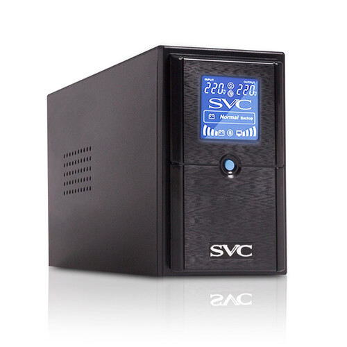 Купить ИБП SVC V-600-L-LCD в интернет-магазине DNS. Характеристики, цена SVC V-600-L-LCD | 9267614.