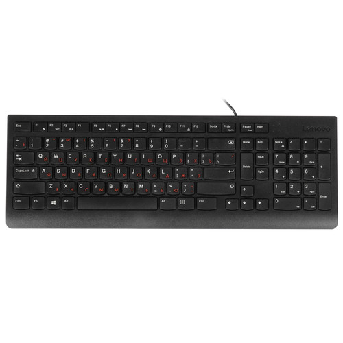 Купить Клавиатура  проводная Lenovo 300 цвет черный в интернет-магазине DNS. Характеристики, цена Lenovo 300 | 1265096.