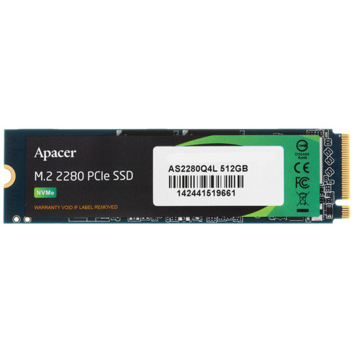 Купить 512 ГБ M.2 NVMe накопитель Apacer AS2280Q4L [AP512GAS2280Q4L-1] в интернет-магазине DNS. Характеристики, цена Apacer AS2280Q4L | 5456531.