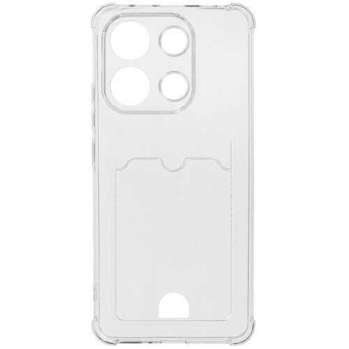 Купить Накладка  DF Card Case для Xiaomi Redmi Note 13 прозрачный в интернет-магазине DNS. Характеристики, цена DF Card Case | 5467240.
