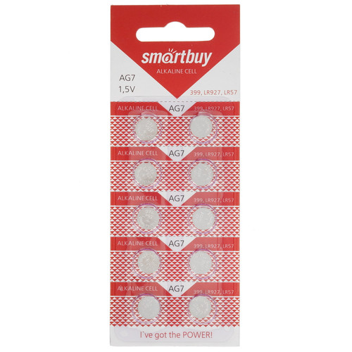 Купить Батарейка Smartbuy LR57 (AG7/G7/LR926/395A/195) в интернет-магазине DNS. Характеристики, цена Smartbuy | 5035513.