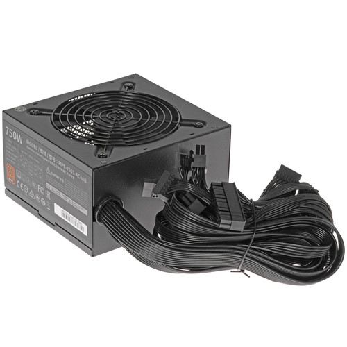 Купить Блок питания Cooler Master MWE Bronze 750 V2 [MPE-7501-ACAAB-EU] черный в интернет-магазине DNS. Характеристики, цена Cooler Master MWE Bronze 750 V2 | 1380175.