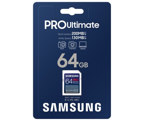 Купить Карта памяти Samsung PRO Ultimate SDXC 64 ГБ [MB-SY64S/WW] в интернет-магазине DNS. Характеристики, цена  | 5465057.