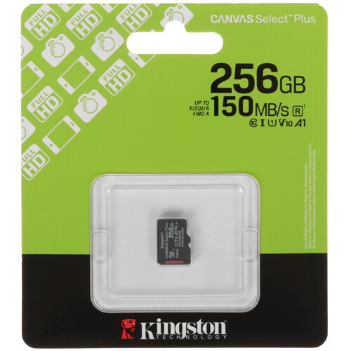 Купить Карта памяти Kingston microSDXC 256 ГБ [SDCS3/256GBSP] в интернет-магазине DNS. Характеристики, цена  | 5634469.