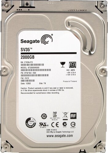 Купить Жесткий диск SATA-3 2Tb Seagate 7200 SV35 [ST2000VX000] Cache 64MB в интернет-магазине DNS. Характеристики, цена  | 0137037.