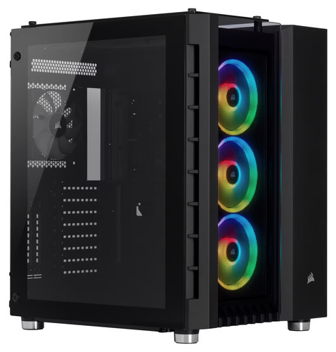 Купить Корпус Corsair Crystal Series 680X RGB [CC-9011168-CN] черный в интернет-магазине DNS. Характеристики, цена Corsair Crystal Series 680X RGB | 5643365.