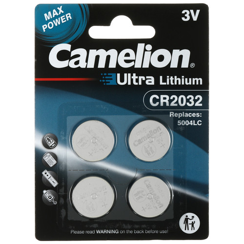 Купить Батарейки Camelion Lithium [CR2032, литиевые, , 4 шт] в интернет-магазине DNS. Характеристики, цена  | 9117696.