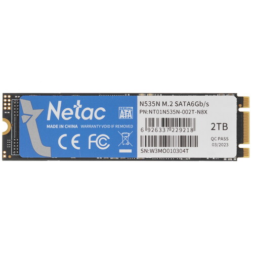 Купить 2000 ГБ M.2 SATA накопитель Netac N535N [NT01N535N-002T-N8X] в интернет-магазине DNS. Характеристики, цена Netac N535N | 5363167.