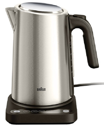 Купить Электрочайник Braun WK503BI-WK5205BK серебристый в интернет-магазине DNS. Характеристики, цена Braun WK503BI-WK5205BK | 9348101.