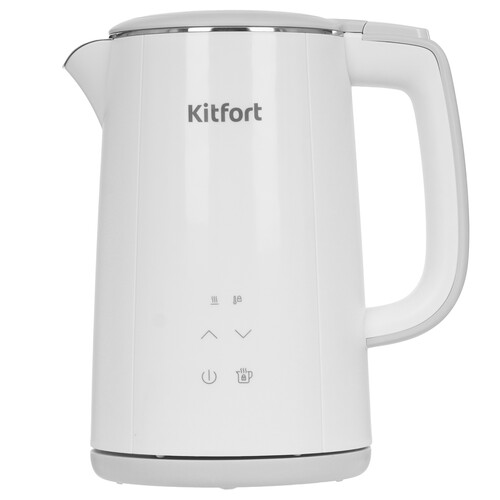 Купить Электрочайник Kitfort КТ-6718 белый в интернет-магазине DNS. Характеристики, цена Kitfort КТ-6718 | 9212789.