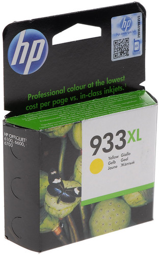 Купить Картридж HP 933XL (CN056AE) желтый в интернет-магазине DNS. Характеристики, цена HP 933XL (CN056AE) | 0165761.