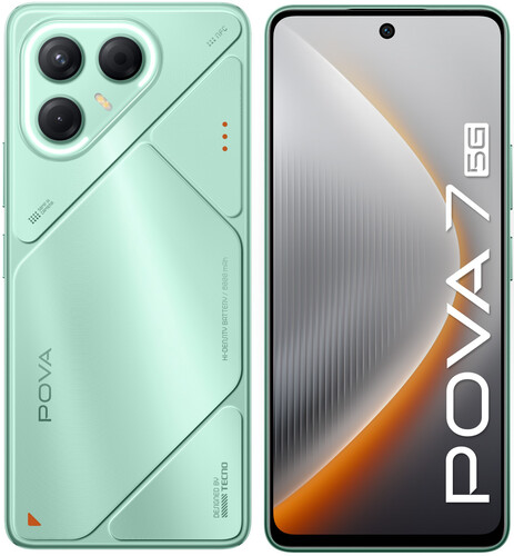 Купить 6.78" Смартфон Tecno POVA 7 5G 128 ГБ зеленый в интернет-магазине DNS. Характеристики, цена Tecno POVA 7 5G | 9293810.