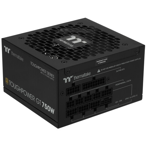 Купить Блок питания Thermaltake Toughpower GT 750W [PS-TPT-0750FNFAGE-3] черный в интернет-магазине DNS. Характеристики, цена Thermaltake Toughpower GT 750W | 5489388.