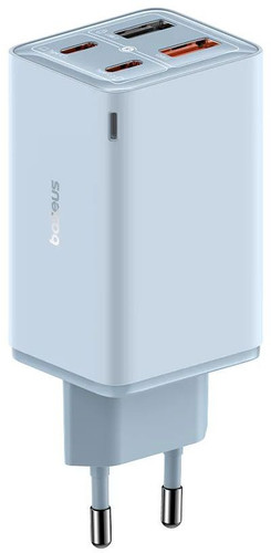 Купить Сетевое зарядное устройство Baseus GaN6 Pro USB-2C+2A голубой в интернет-магазине DNS. Характеристики, цена Baseus GaN6 Pro USB-2C+2A | 9309268.
