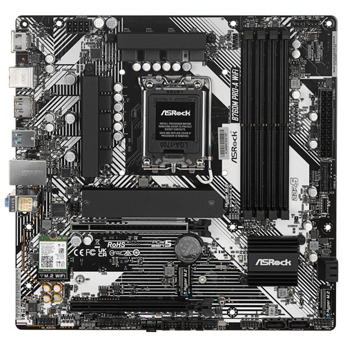 Купить Материнская плата ASRock B760M Pro-A WiFi в интернет-магазине DNS. Характеристики, цена ASRock B760M Pro-A WiFi | 5922673.