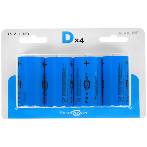 Купить Набор батареек FinePower Alkaline D (LR20/R20/ER34615) в интернет-магазине DNS. Характеристики, цена FinePower Alkaline | 9299578.