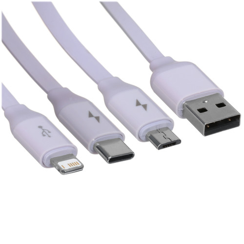 Купить Кабель Baseus Lightning 8-pin, micro USB-B, USB Type-C - USB Type-A фиолетовый в интернет-магазине DNS. Характеристики, цена Baseus Bright Mirror II | 5627730.