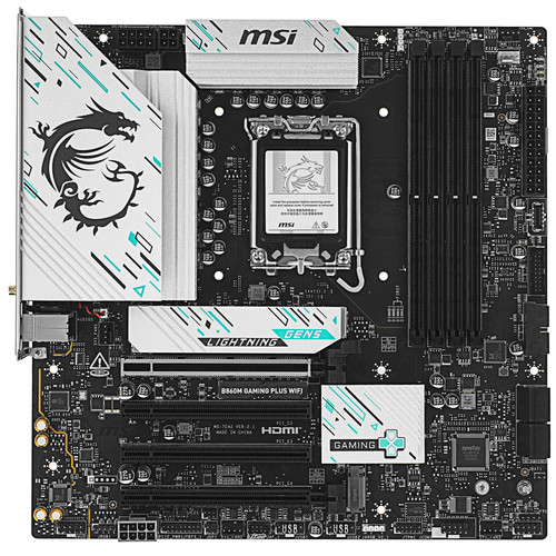 Купить Материнская плата MSI B860M GAMING PLUS WIFI в интернет-магазине DNS. Характеристики, цена MSI B860M GAMING PLUS WIFI | 5618745.