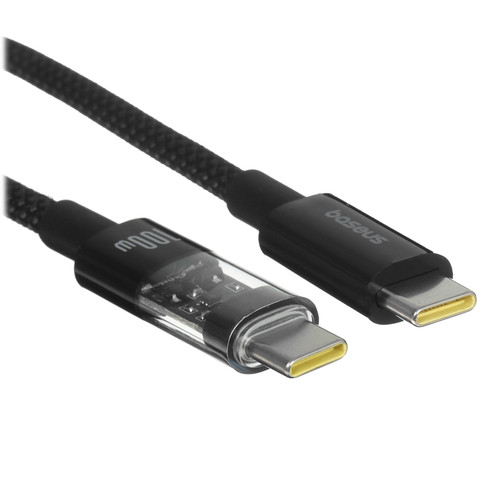 Купить Кабель Baseus USB Type-C - USB Type-C черный в интернет-магазине DNS. Характеристики, цена Baseus Gem | 5627664.