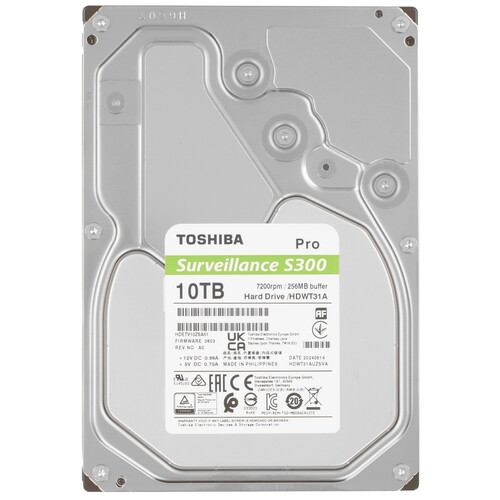 Купить 10 ТБ Жесткий диск Toshiba S300 Surveillance [HDWT31AUZSVA] в интернет-магазине DNS. Характеристики, цена Toshiba S300 Surveillance | 5623562.
