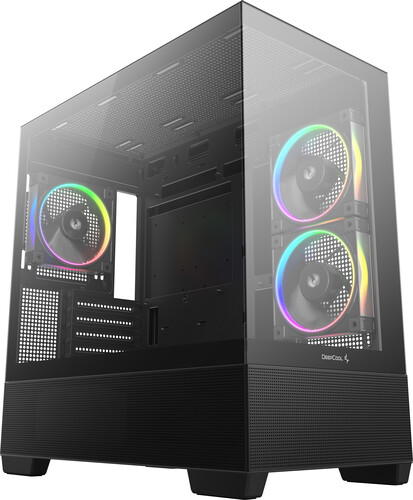 Купить Корпус DEEPCOOL CG380 3F [R-CG380-BKAGM3-G] черный в интернет-магазине DNS. Характеристики, цена DEEPCOOL CG380 3F | 5637150.