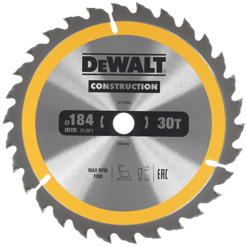 Купить Диск пильный DeWalt  CONSTRUCTION DT1940 в интернет-магазине DNS. Характеристики, цена DeWalt  CONSTRUCTION DT1940 | 5303139.