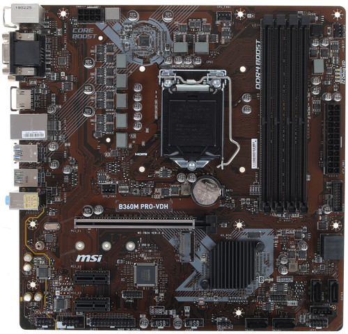 Купить Материнская плата MSI B360M PRO-VDH в интернет-магазине DNS. Характеристики, цена MSI B360M PRO-VDH | 1230868.