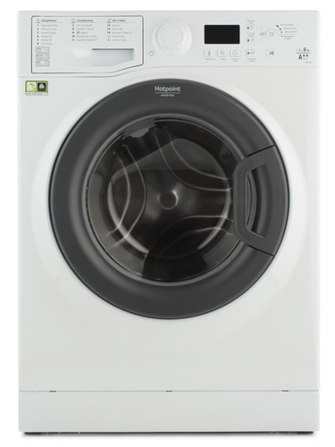 Купить Стиральная машина Hotpoint VMSG 622 ST B белый в интернет-магазине DNS. Характеристики, цена Hotpoint VMSG 622 ST B | 1103876.